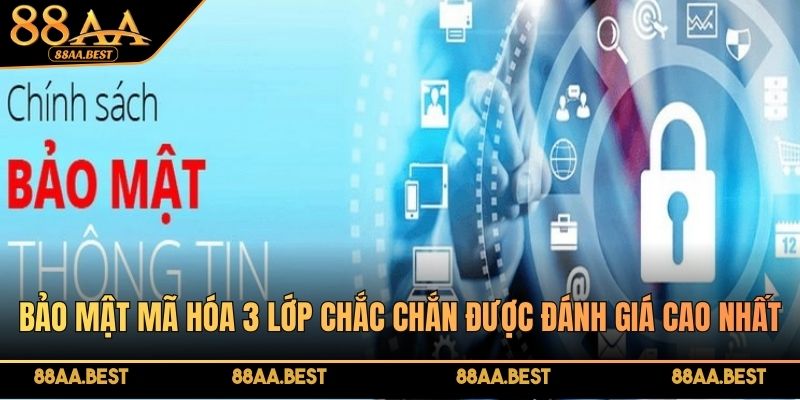 88AA áp dụng nhiều lớp bảo mật để bảo vệ dữ liệu và giao dịch